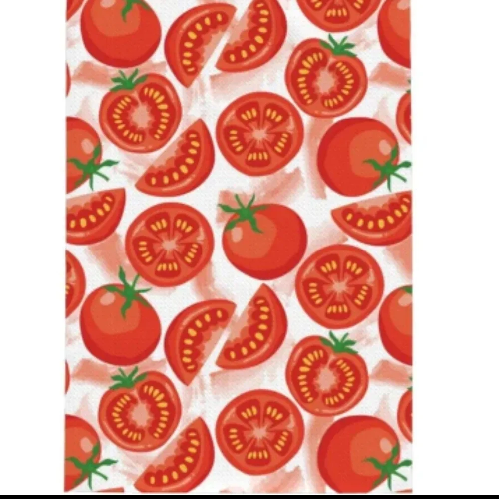 Tomato Print Kitchen Towel 26 x 18 Set of 2 Towels